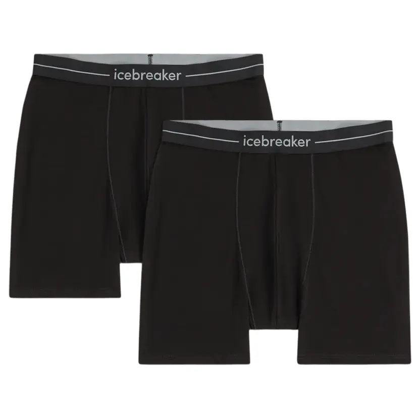 Icebreaker Icebreaker M's Merino 150 Anatomica Boxers 2 Pack Black