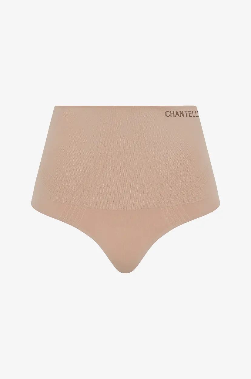 Chantelle Stringtruser Smooth Comfort High Waisted Thong - Natur