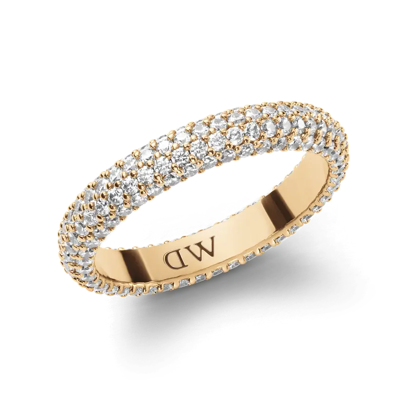 Daniel Wellington Gold Ring Pavé Crystal | DW