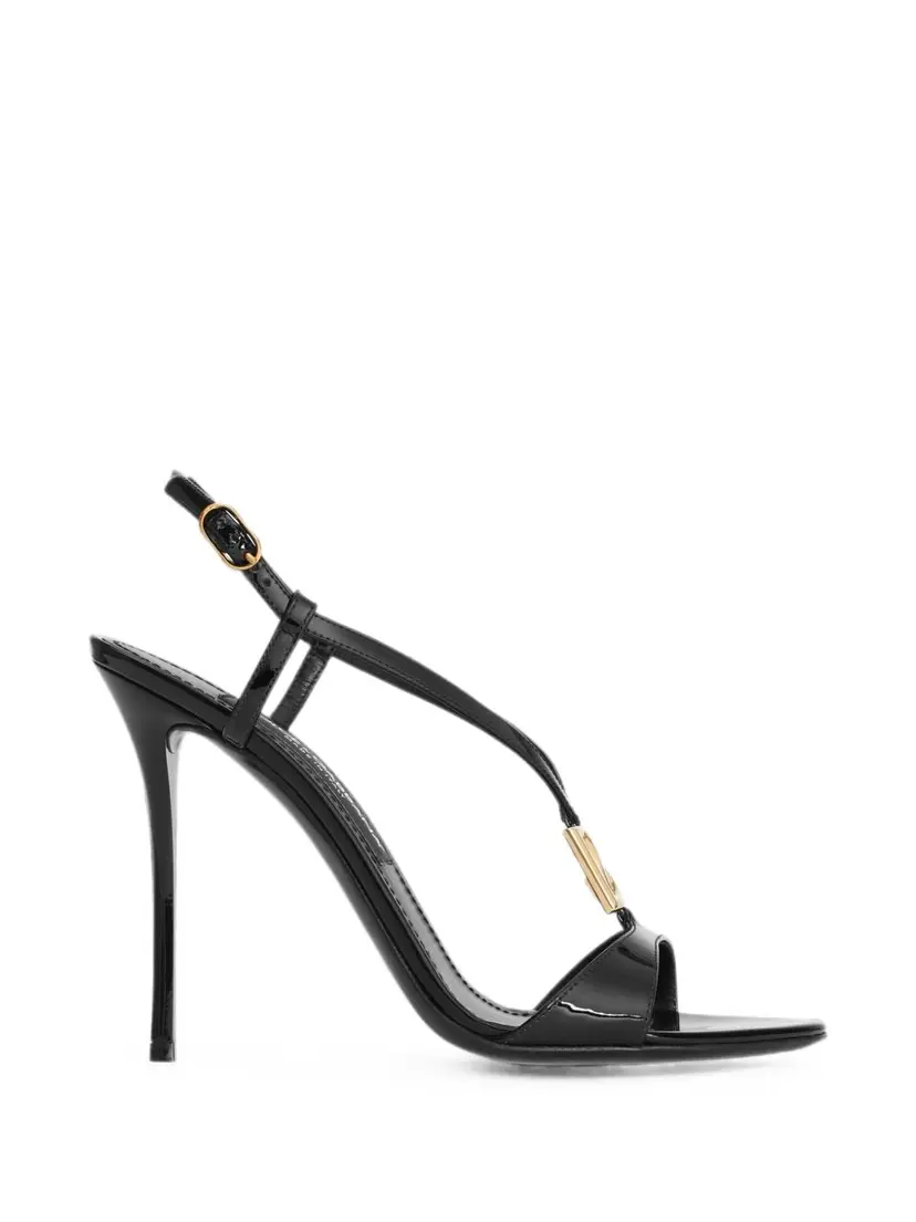 Dolce & Gabbana Dolce & Gabbana Høyhælte sandaler – Svart