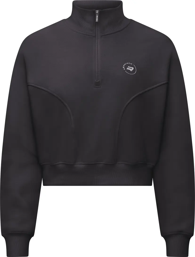 Rohnisch Röhnisch Women's Soft Sweat Half Zip Obsidian Black