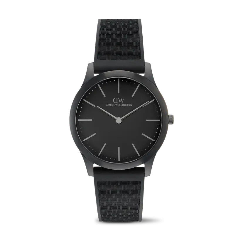 Daniel Wellington Black 39mm Watch Pathfinder Black-rubber | DW