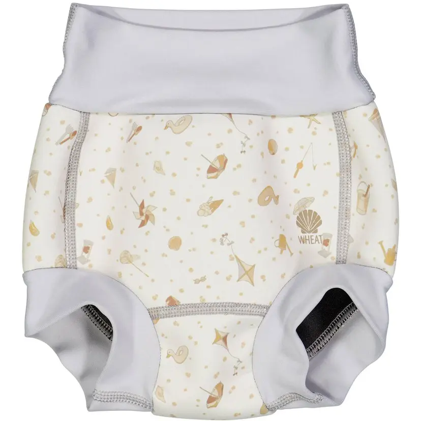 Wheat Wheat Neoprene Swim Pants Beach Life (XS : 0-3 mnd)