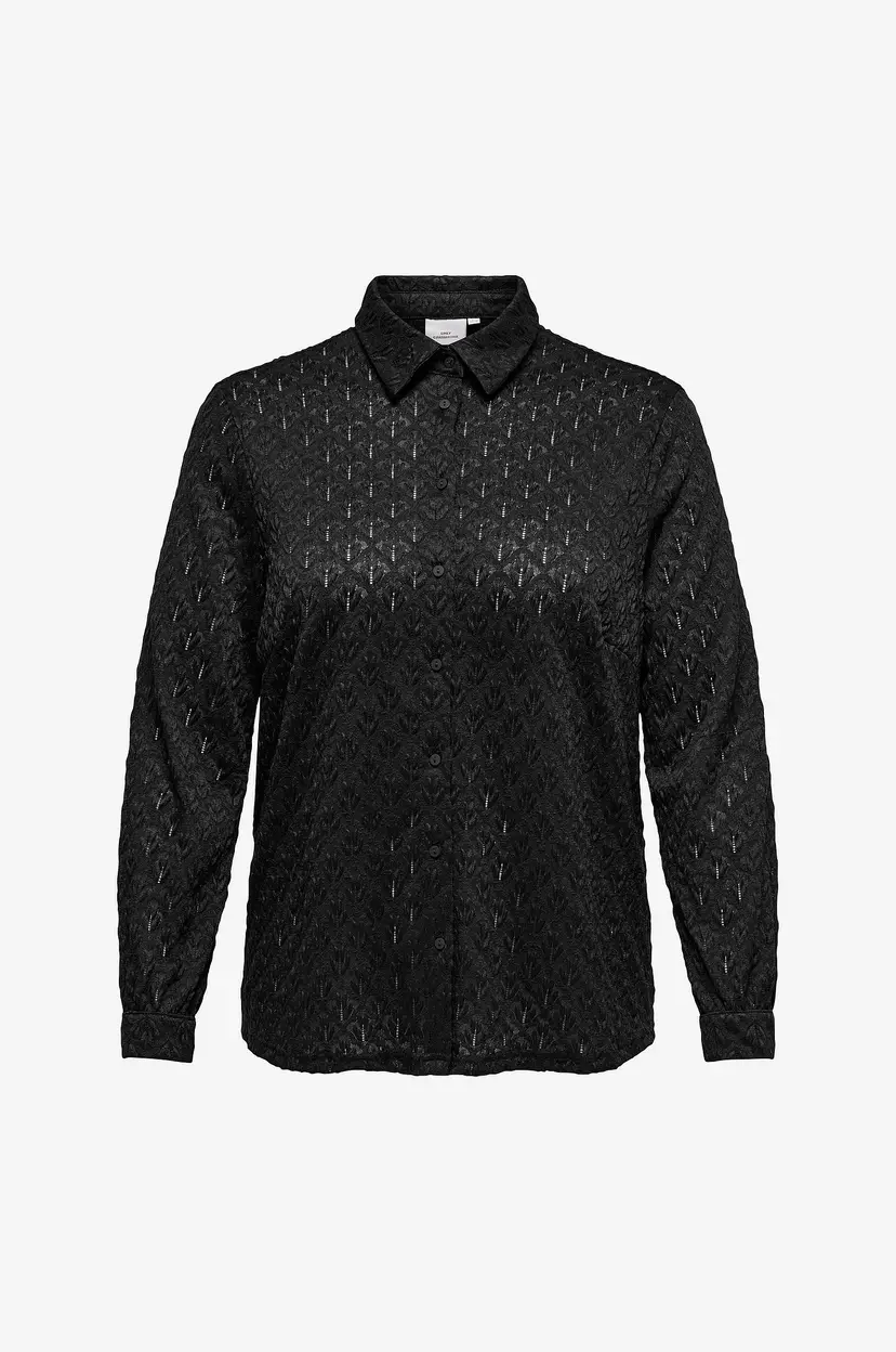Only Carmakoma Skjorte carAubrey L/S - Svart
