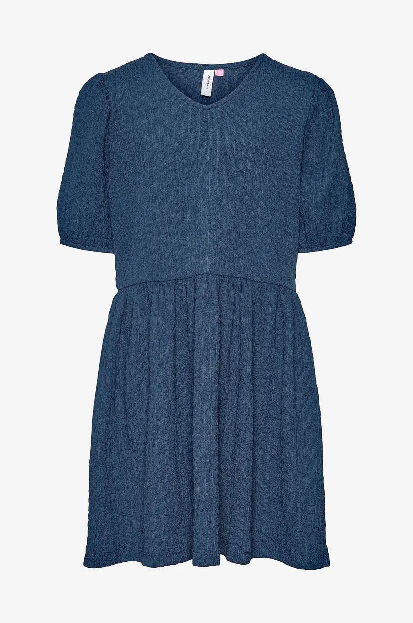 Vero Moda Girl Kjole vmNala 2/4 Abk Dress Girl - Blå