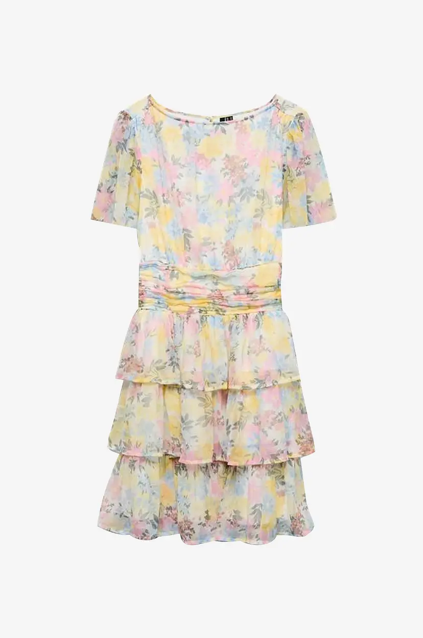 Vero Moda Girl Kjole vmSmilla SS Short Layer - Hvit