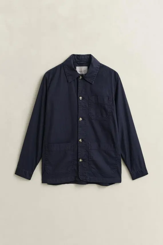 Gant REG COTTON / LINEN OVERSHIRT