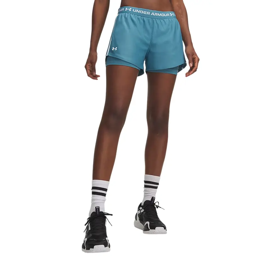 Under Armour Under Armour Tech Play Up 2In1 Shorts Boundless Blue