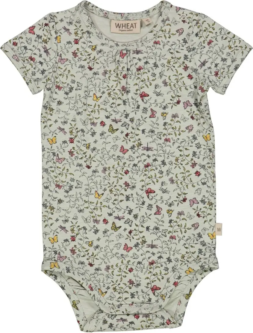 Wheat Wheat Jersey Body Ss Morning Mist Insects (68 / 6 mnd)