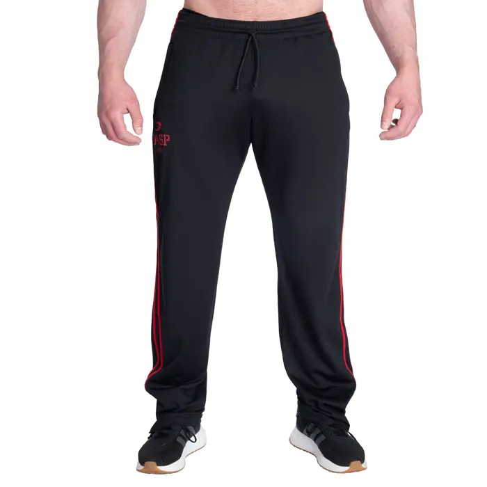 GASP 2 Stripe Treningsbukse Svart Rød