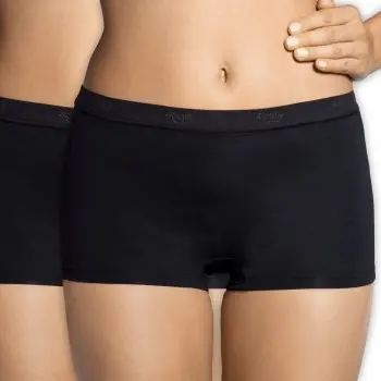 Sloggi Sloggi Truser 2P Sensual Fresh Shorts Svart 46 Dame