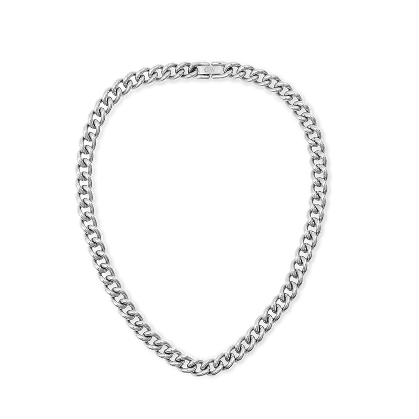Daniel Wellington Silver Necklace Chunky Chain | DW