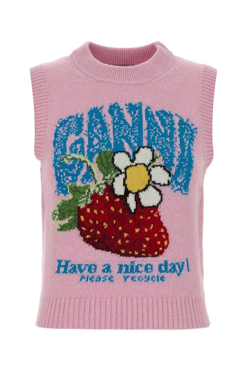 Ganni Ganni Singleter – Rosa