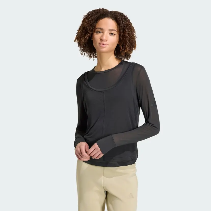 Adidas SOFT LUX SHEER LONG-SLEEVE Overdel