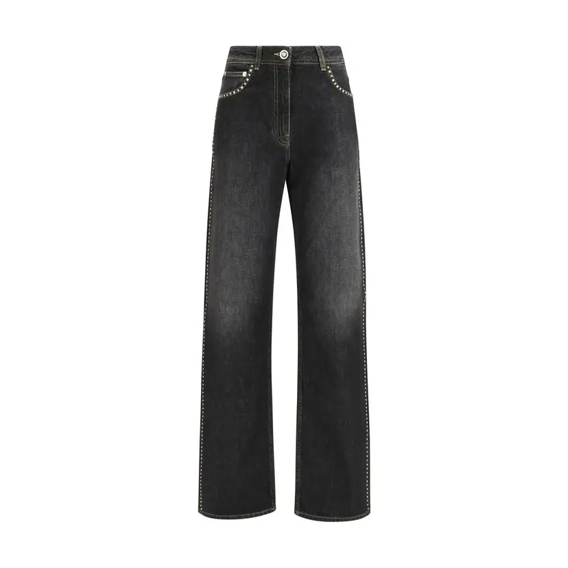 Versace Versace Wide leg – Svart