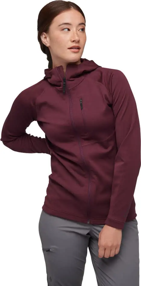 Black Diamond Black Diamond Women's Coefficient Fleece Hoody Blackberry