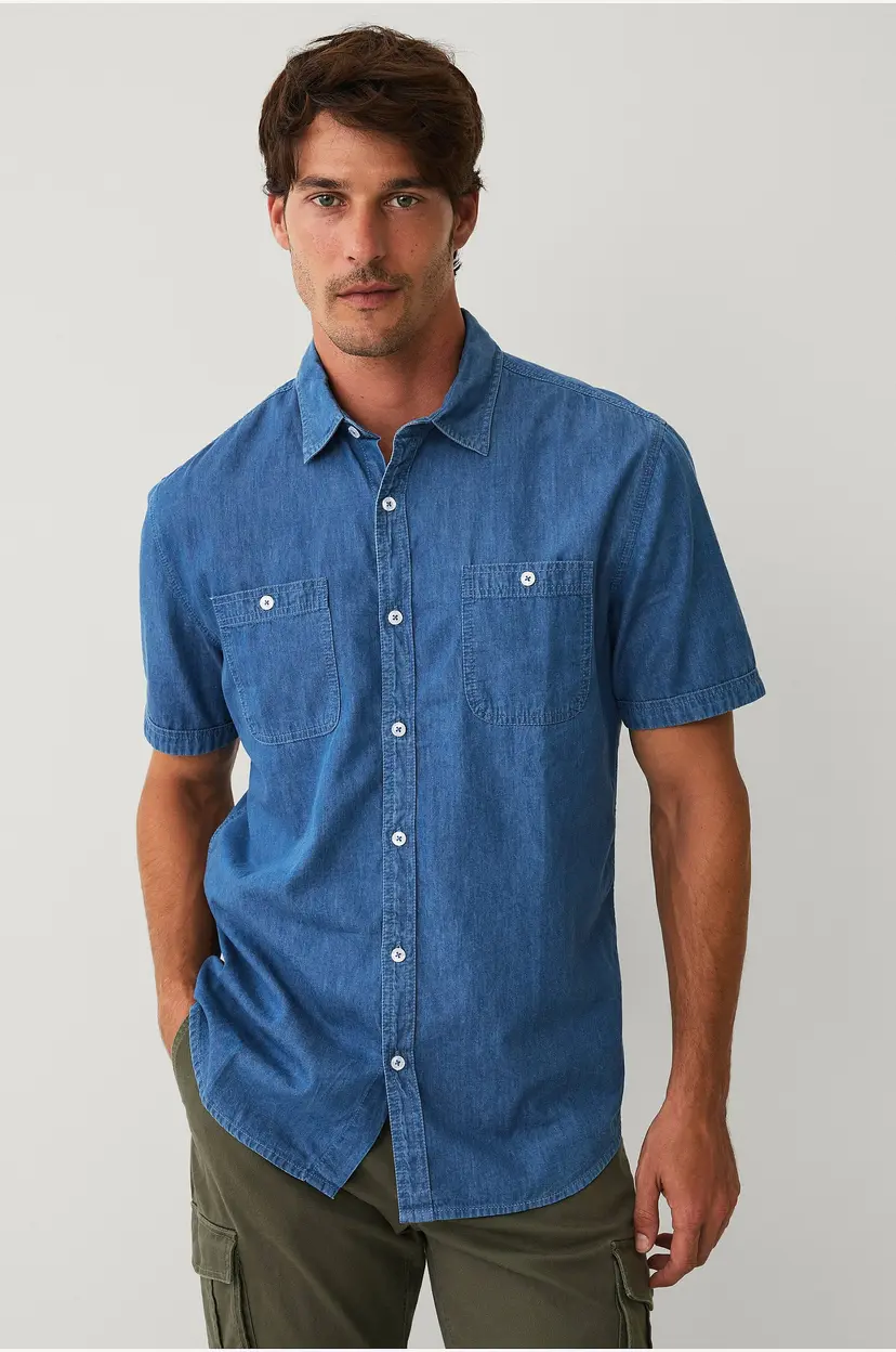 Ellos Collection Denimskjorte Walter - Blå