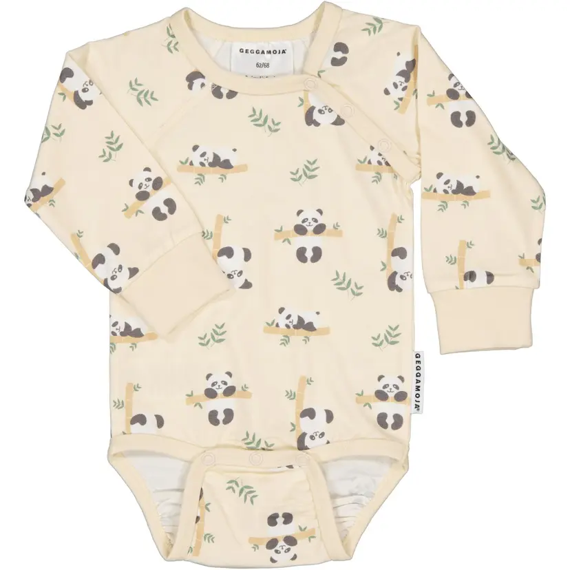 Geggamoja Body Bambu Panda Beige - 74/80
