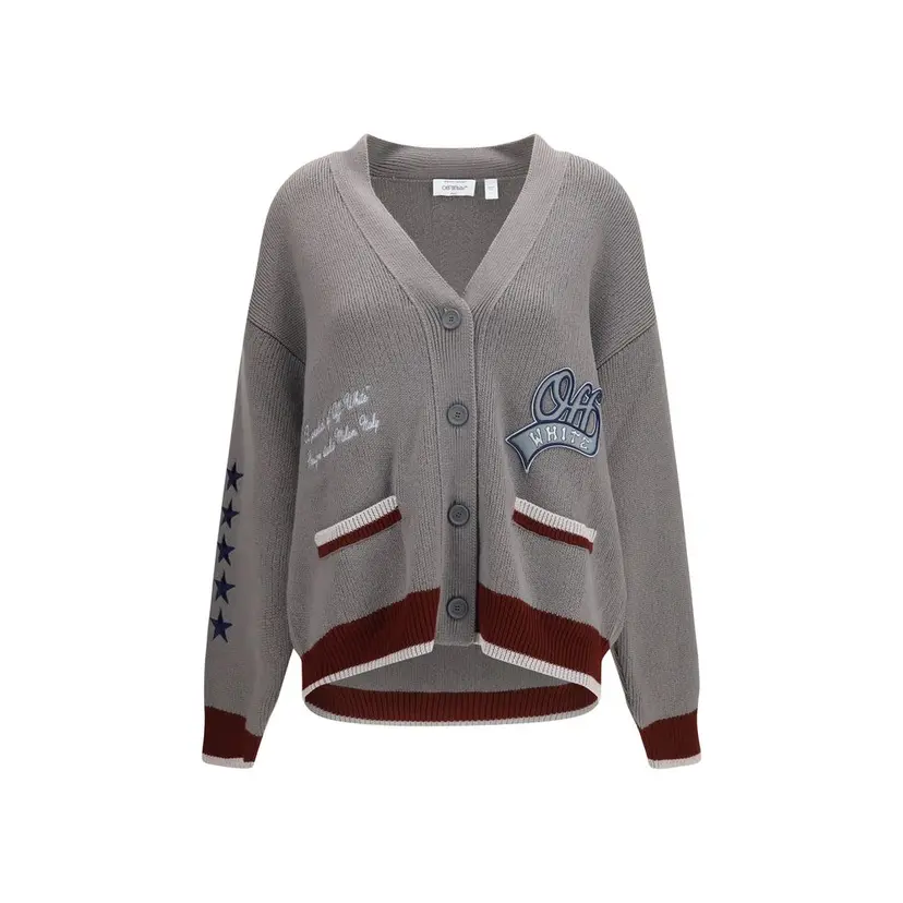 Off White Off-White Cardigans – Grå