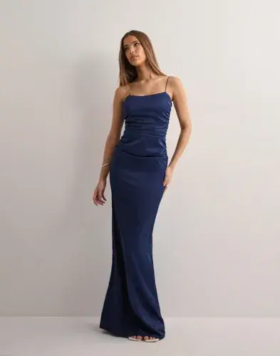 Nelly Nelly - Blå - Fancy Satin Dress