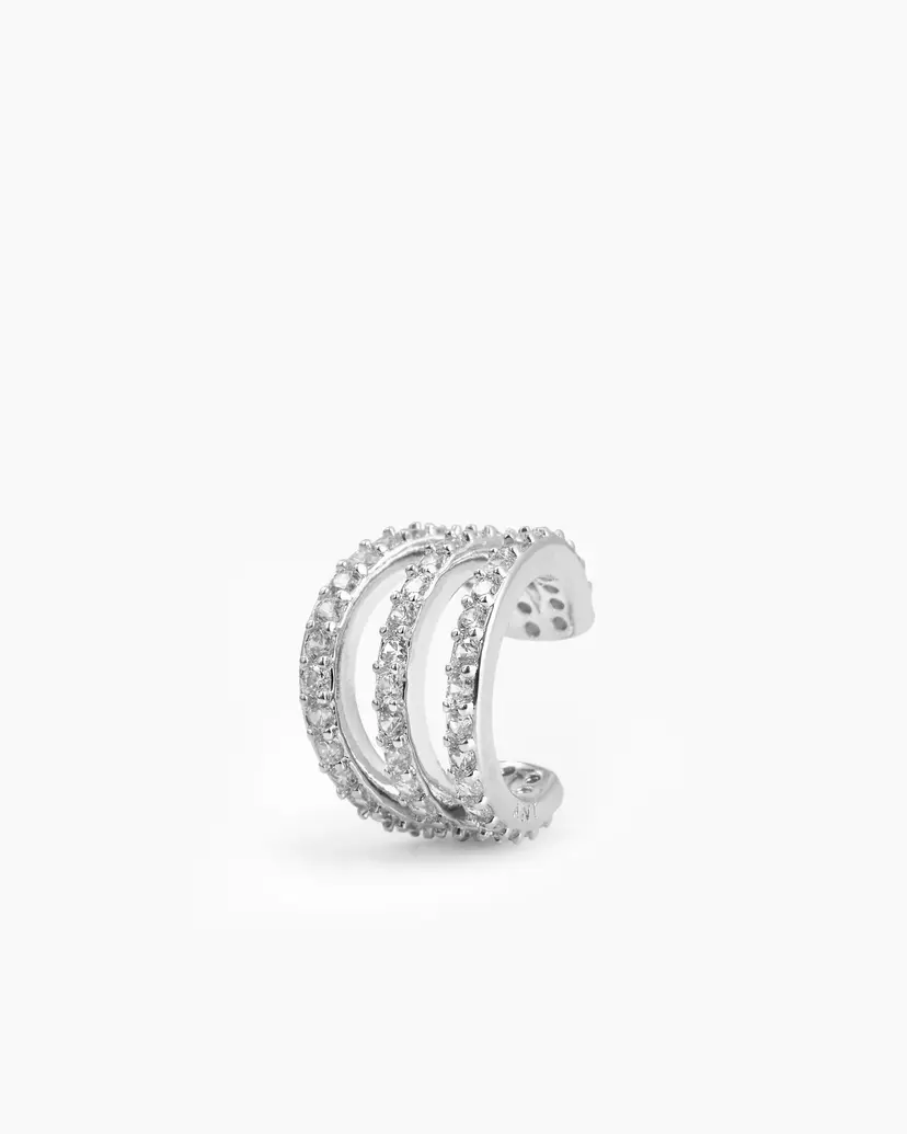ANI Jewels Eterno Tripple Pave Silver