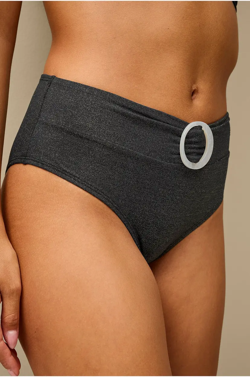 Ellos Collection Bikiniunderdeler med glitter - Svart