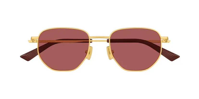 Bottega Veneta BV1301S solbriller, gull