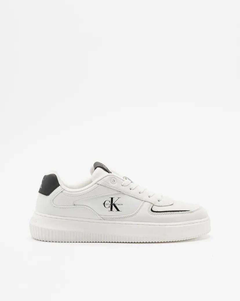 Calvin Klein Calvin Klein Chunky Cupsole Low Lth Nu White Sneakers