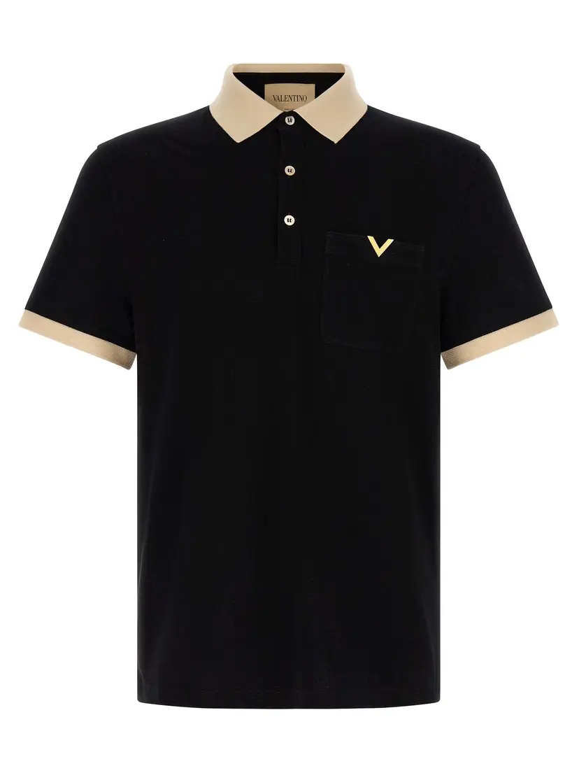 Valentino Garavani Valentino Garavani Poloskjorter – Svart