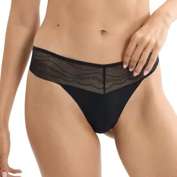 Triumph Truser Breathe and Lift Smart String Svart X-Small Dame