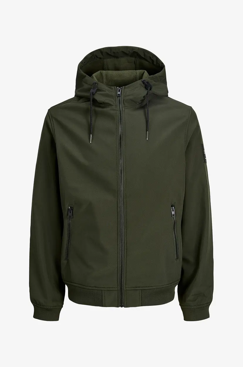 Jack & Jones Jakke jjeBasic Softshell Hood - Grønn