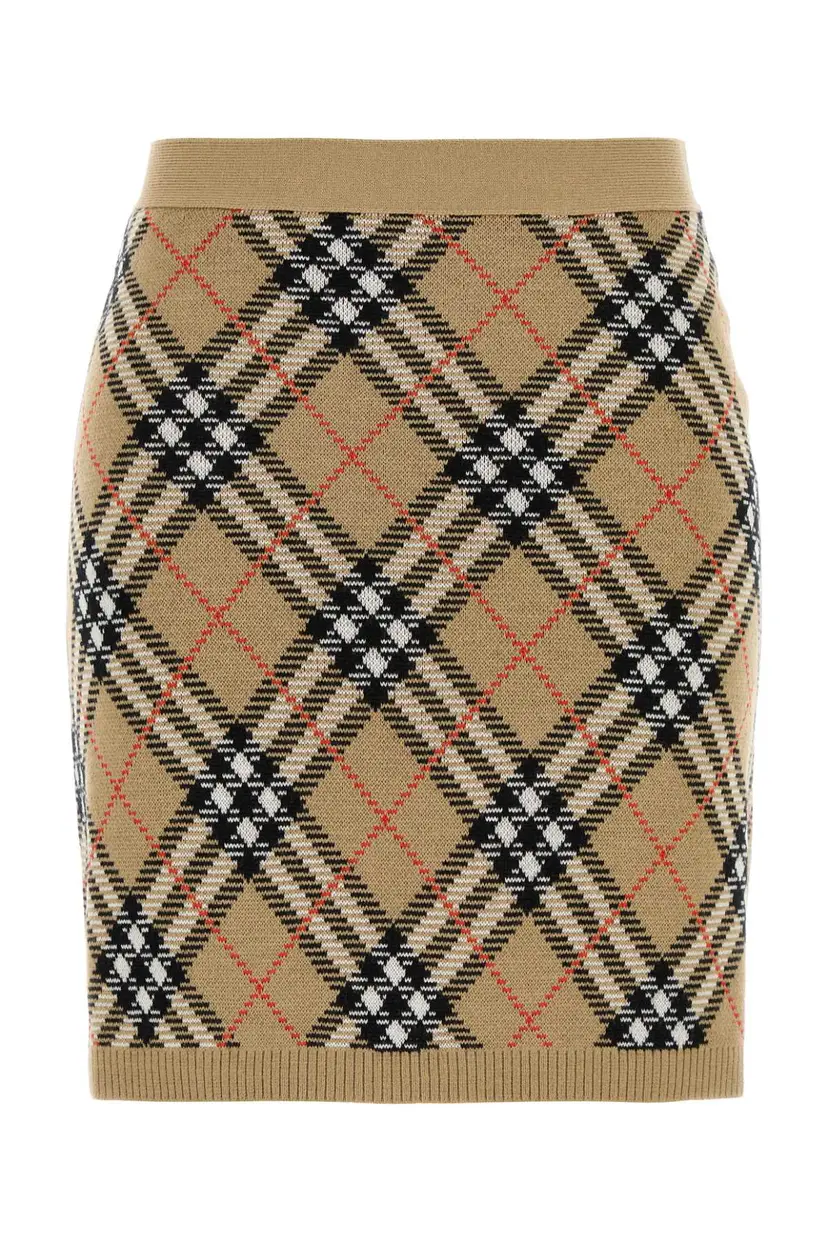 Burberry Burberry Miniskjørt – Beige