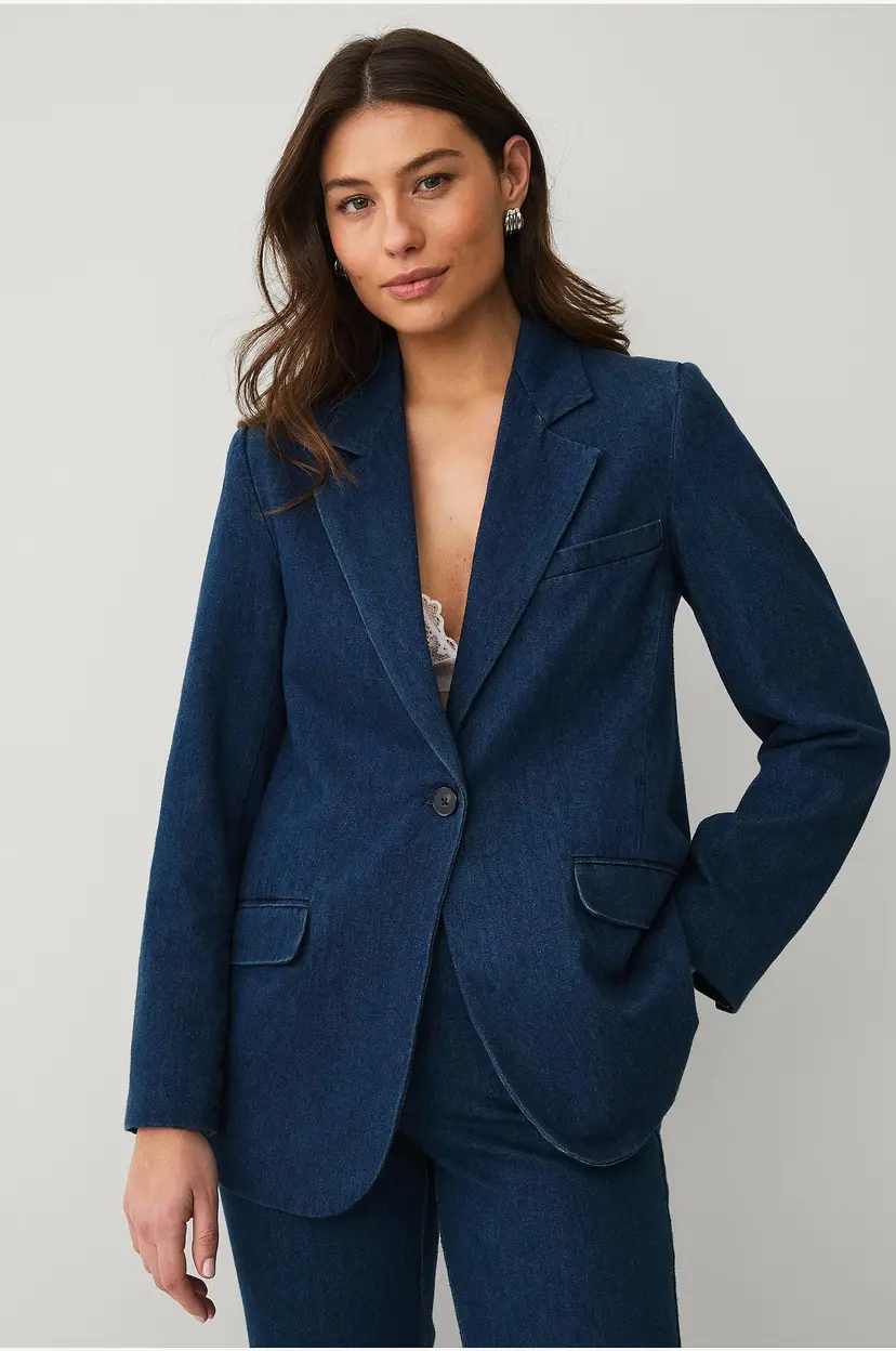 Ellos Collection Dongeri blazer - Blå