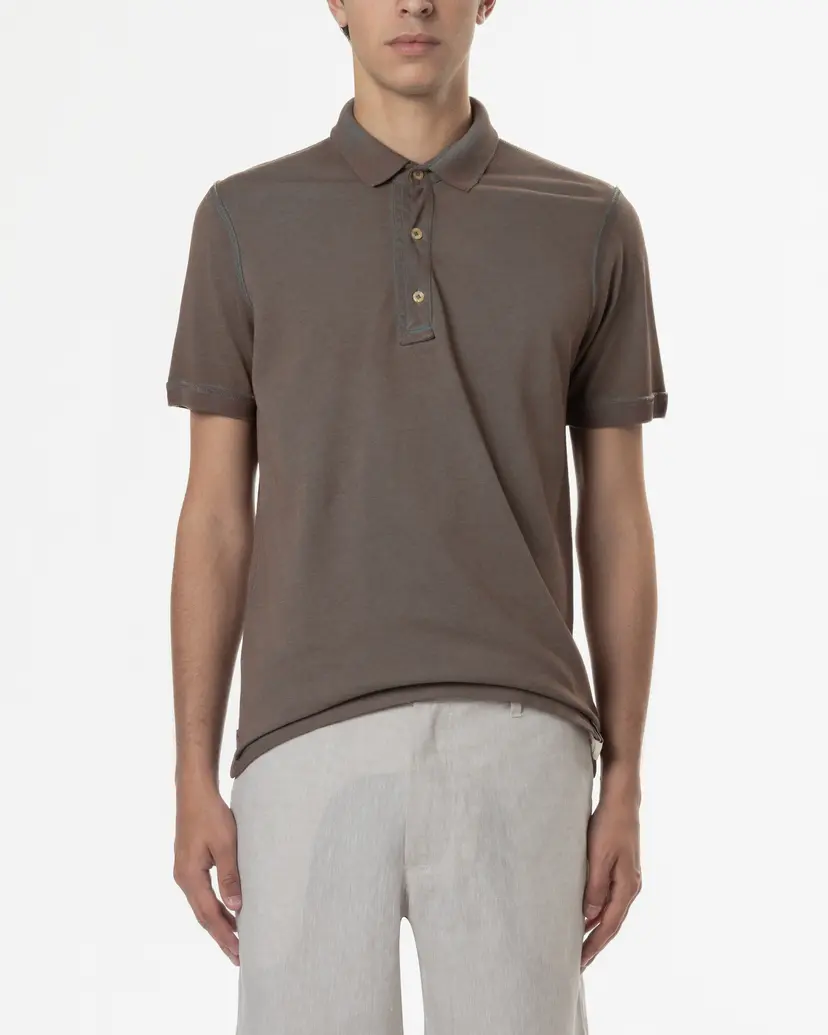 Bob BOB DOUBLE Brown Polo shirt