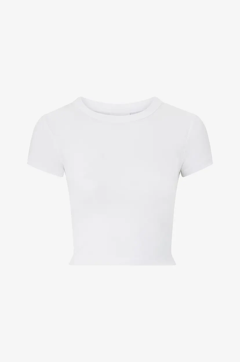 Gina Tricot Topp Basic Tight Top - Hvit