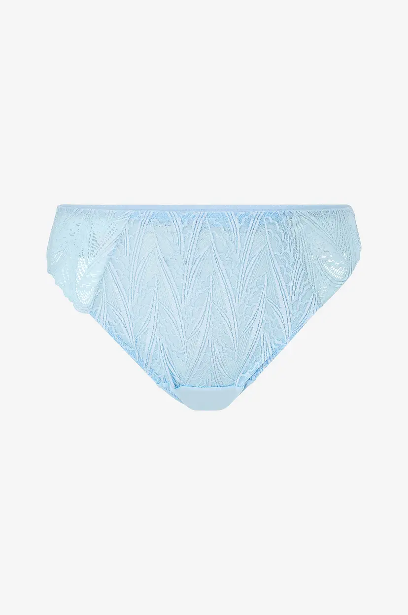 Zizzi Stringtruser lYcro RW Thong - Blå