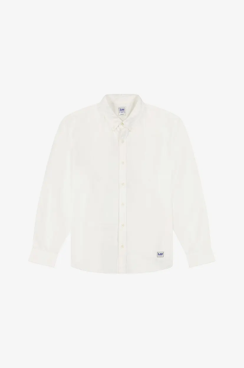 Lee Skjorte Workwear Button Down - Hvit