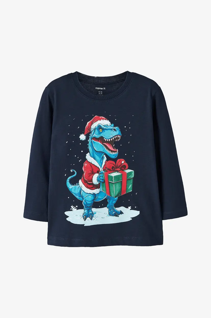NAME IT T-skjorte nmmVosmas LS - Blå