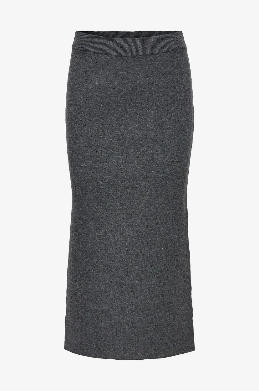 Object Collectors Item Skjørt objReynard HW Knit Skirt E AW Fair - Grå
