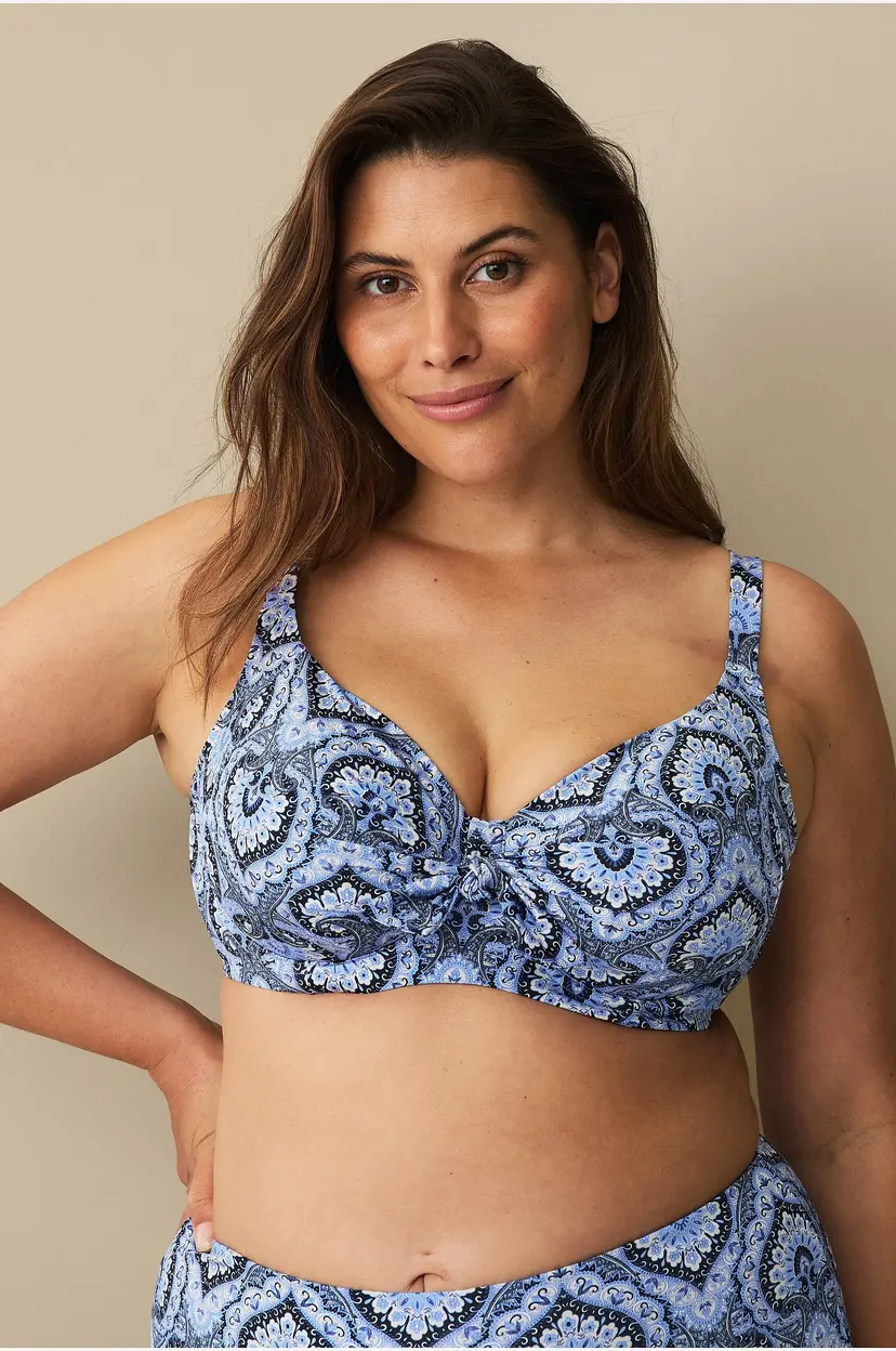Ellos Plus collection Bikini-BH med bøyler - Blå