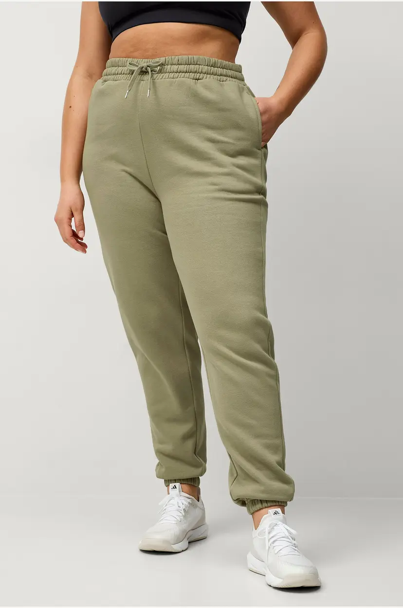 Ellos STUDIO Sweatbukser Cuff Core - Grønn