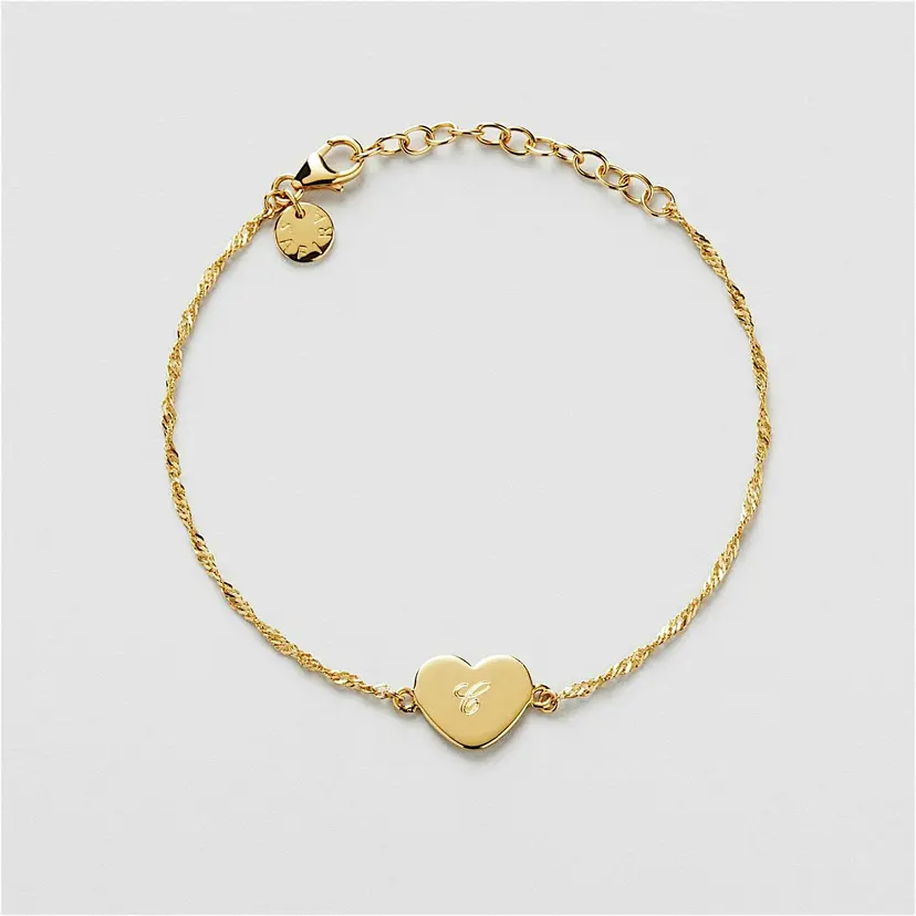 Tuva Heart Armbånd Gravering