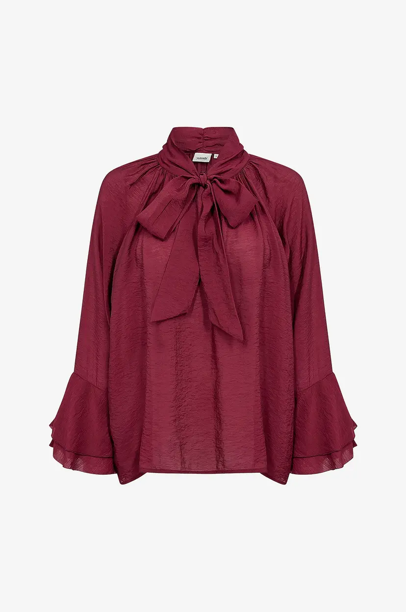 Wasabiconcept Bluse Wa-Judit 4 - Rød