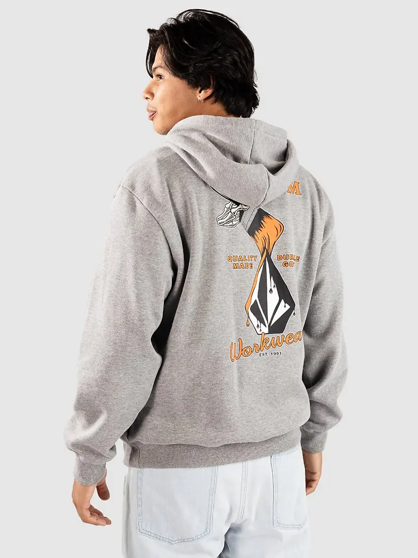Volcom Volcom Workwear Po Hettegenser grå