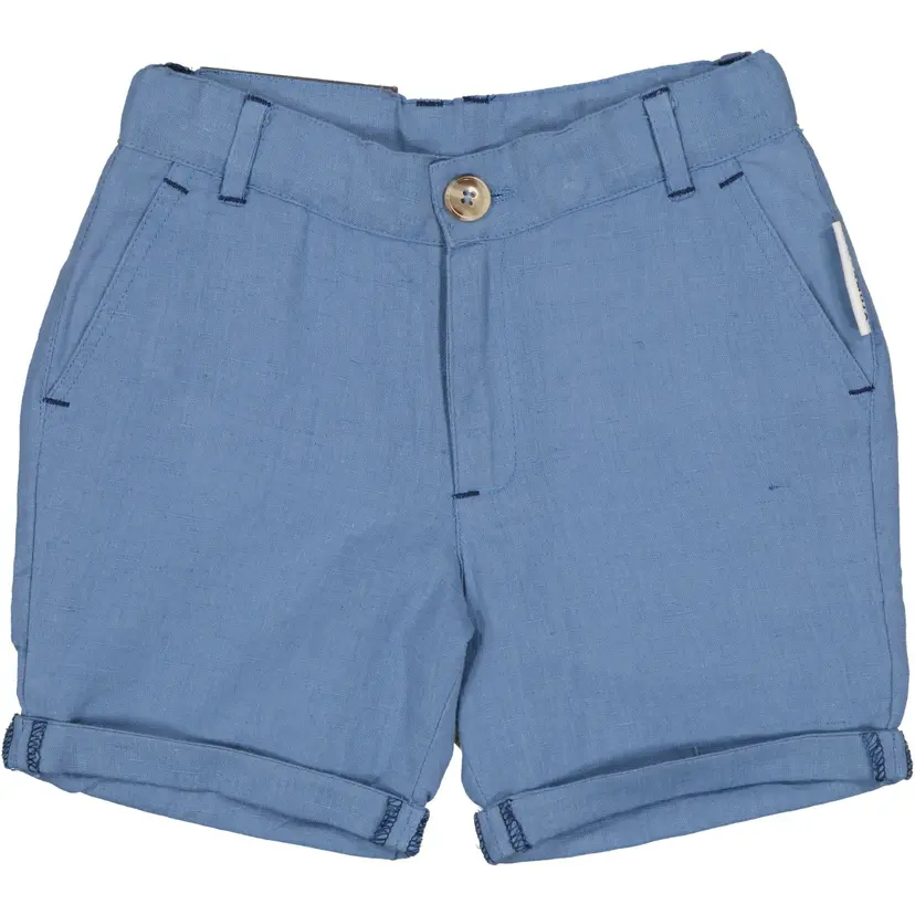 Geggamoja Linneshorts Blå - 134/140