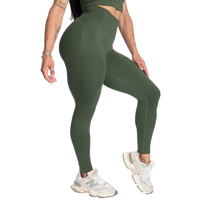 Better Bodies Shape Seamless Tights Mørkegrønn