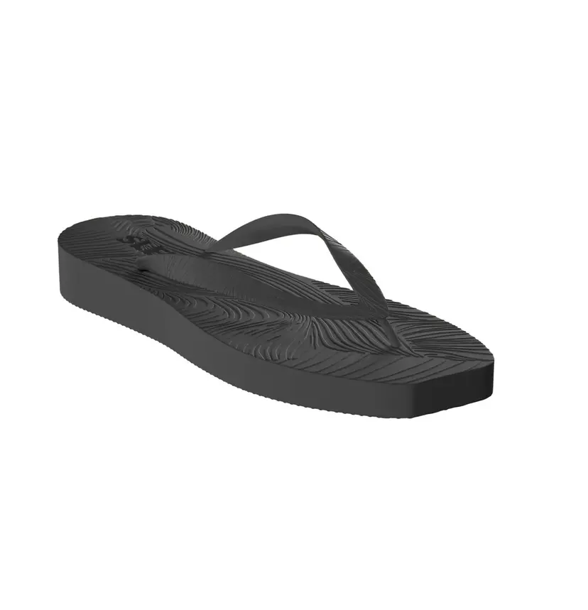 Sleepers Tapered Platform Flip Flop - Black