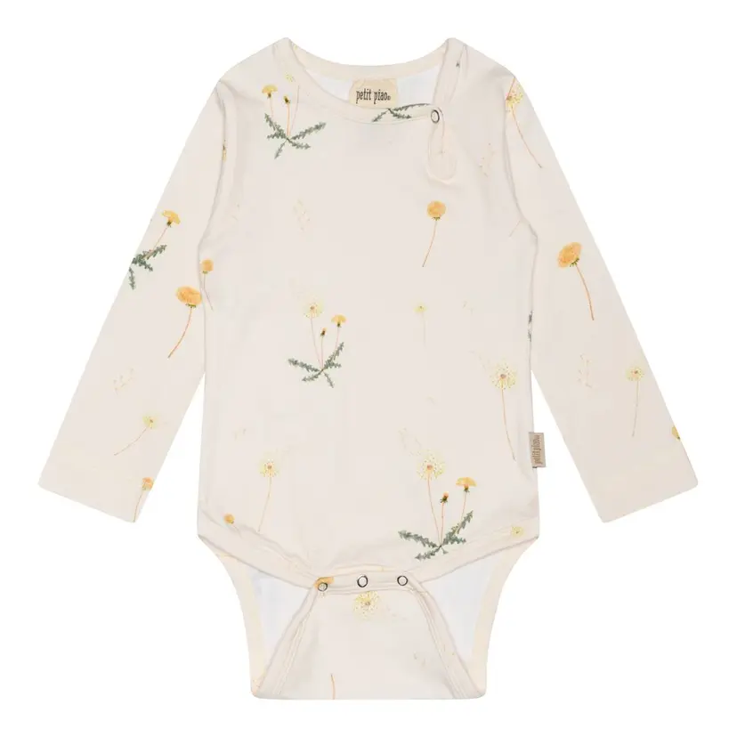 Petit Piao Petit Piao Body Printed Dandelion (62 / 3 mnd)