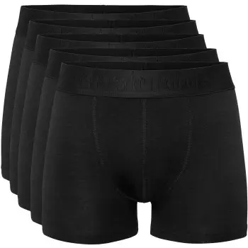 Resteröds Resteröds 5P Gunnar Bamboo Boxer Helsvart XX-Large Herre