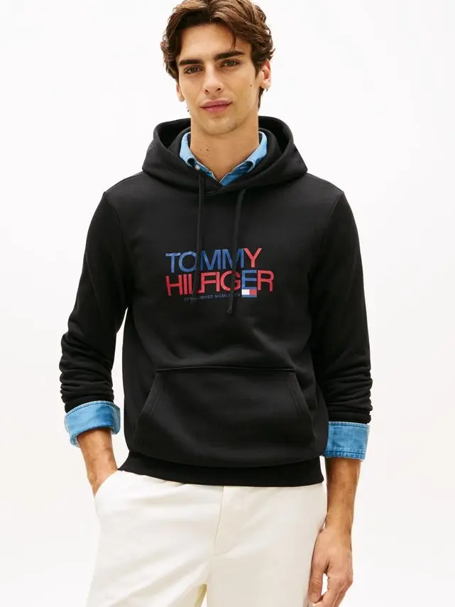 Tommy Hilfiger BRAND LOVE BIG TEXT HOODY